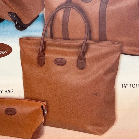 Bella Russo Bags Nwt Bella Russo Brown Tote Bag Poshmark